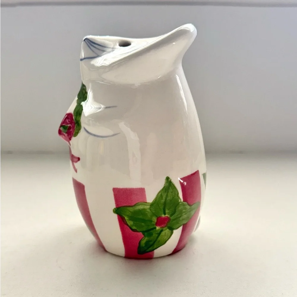 Vintage Ceramic Mouse Cheese Shaker,‎ Hand Painted Laurie Gates Design 1999